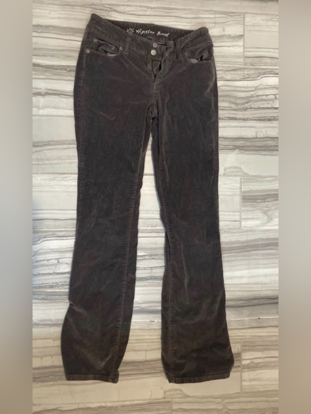 Victoria's Secret Gray corduroy Boot Cut Pants.